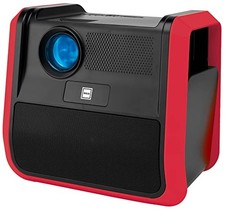 BLACK/RED - RCA RPJ065 Portable Projector Home Theater Entertainment System