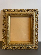 Antiker Holzrahmen, reich geschnitzt & vergoldet – 19. Jahrhundert