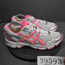ASICS GEL Shoes Womens Size 9.5 Gray Pink Mes...