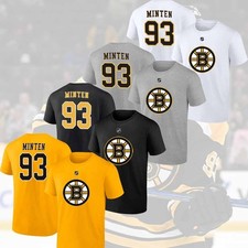 Fraser Minten #93 Boston Bruins Team Name & Number Player Unisex Gifts For Fans