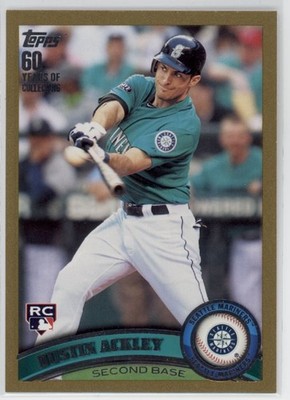 2011 Dustin Ackley Topps Update Gold    RC 447/2011    #US30 (F1515)