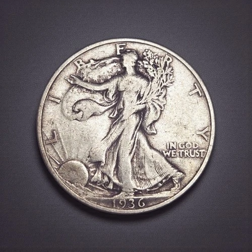 1936-P Walking Liberty Half Dollar 90% Silver