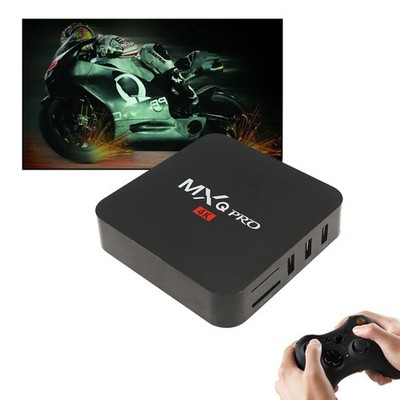 MXQ PROi 1080P 4K HD Smart TV BOX with Remote Controller, Android 7.1 S905W Quad