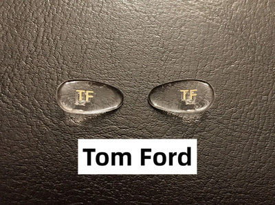 NEW High Quality Replacement Snap-In Nose Pads for Tom Ford Eyewear Gold 1 Pair