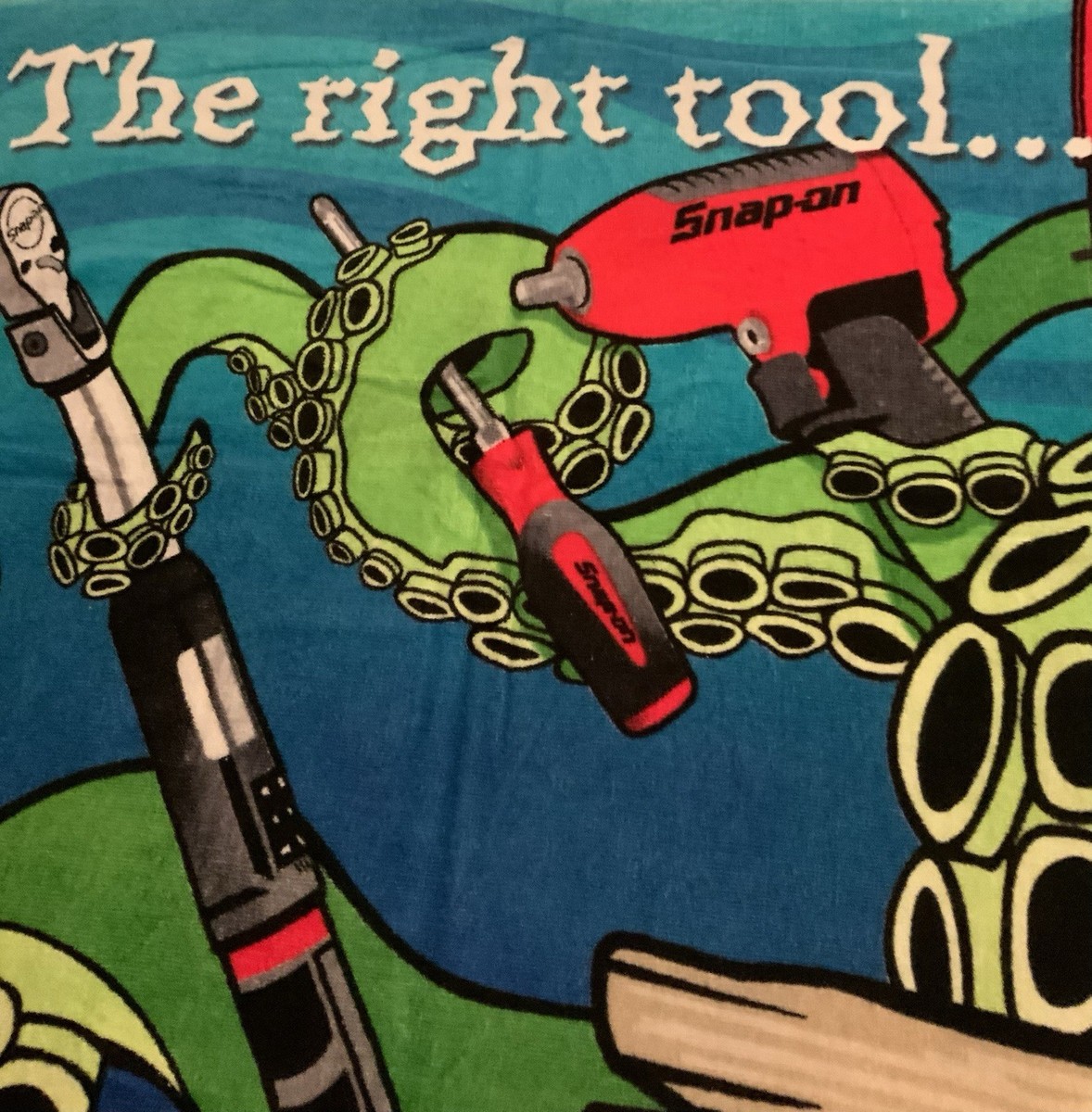 Snap On Beach Towel “The Right Tool For Every Job” 2014 Limited