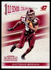 2018 Panini Contenders Draft Picks Antonio Brown 2 Old School Colors