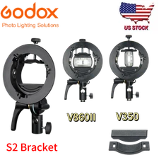 US GODOX S2 Speedlite Bracket,S-Type Bracket Updated Version Bowens Mount Holder
