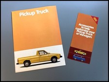 1981 Volkswagen Vw Pickup Truck 12-page Original Car Sales Brochure Catalog Set