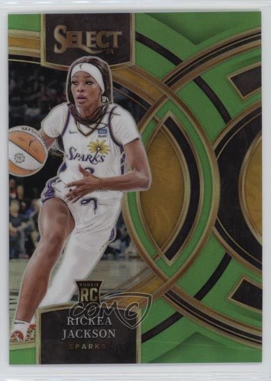 2024 Panini Select WNBA Neon Green Prizm 57/75 Rickea Jackson #127 Rookie RC ld5