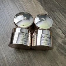 New 4pcs LANCOME Absolue Creme Fondante Soft Cream Grand Rose Extracts 5ml each