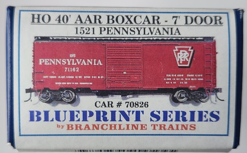 Coche de caja Branchline Pennsylvania 40' AAR #1521 - PRR 70826 - escala HO | Zustand: New