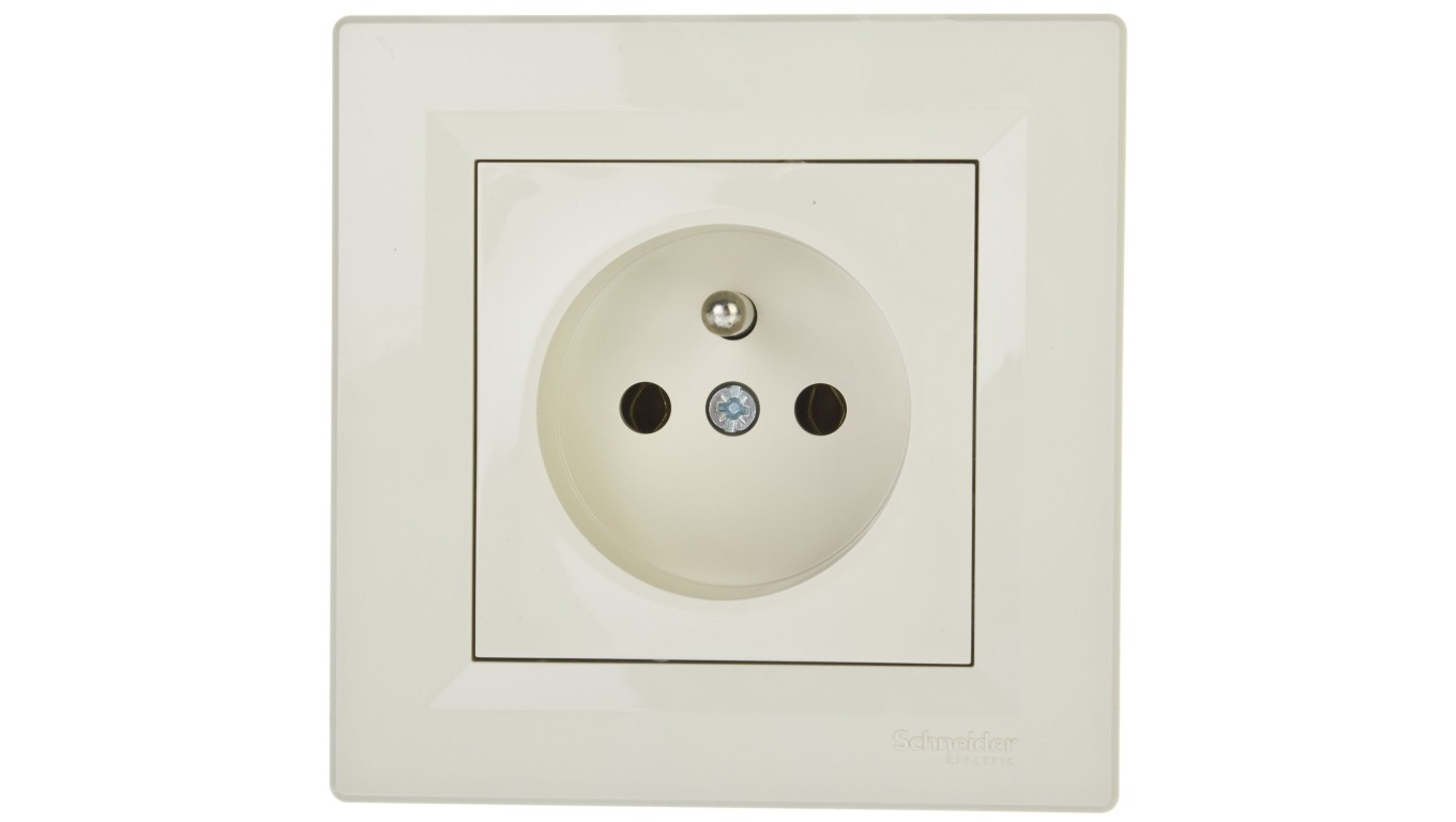 Asfora z/u Single Socket Cream With Frame EPH2800123