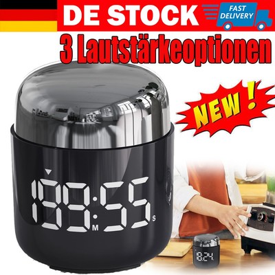 Digitaler Cube Timer Küchentimer Schwerkraftsensor Würfeltimer mit LED-Anzeige
