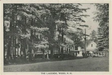 Old Postcard - The Lakeside House - Weirs NH