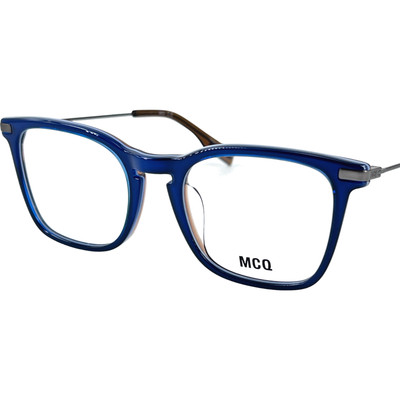 McQ MQ03380 Men's Plastic Eyeglass Frame 004 Blue 51-20 Keyhole Bridge w/Case