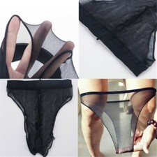 Women Sheer Panties Thong Ultra-thin Mesh Underwear See-through Lingerie Knicker