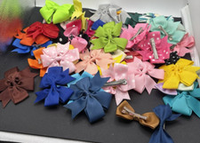 43 Small /  Medium Fancy Girls Hairbows Clip ...