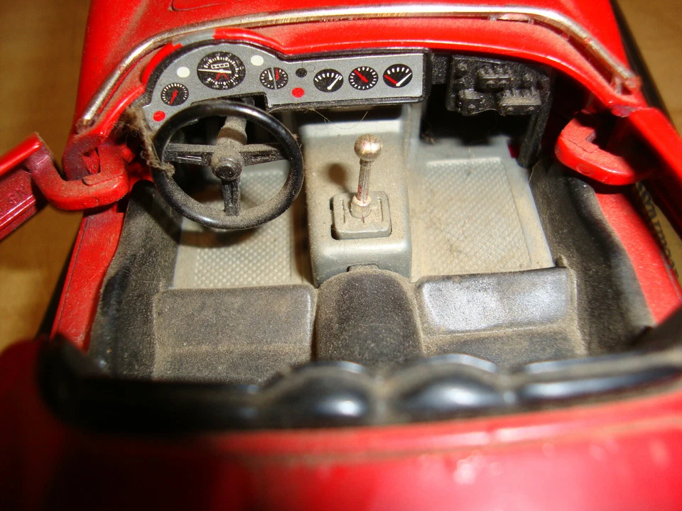 Ferrari 250 Testa Rossa 1957 vintage 1:24 Bburago Burago hecho en Italia #1507 Foto 3 de 4