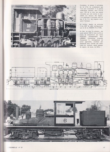 * L'ESCARBILLE N°37 DECAUVILLE ALSACE / MADELON / SHAY / WAGONNET BASCULANT - Imagen 3 de 3