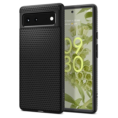 Spigen Cover Liquid Air Compatibile con Google Pixel 6 - Nero