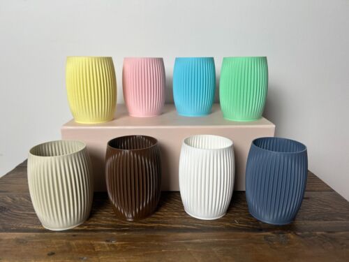 Pen Pots - 3D Printed Colourful Pots Desk Organisers Brush Holder Tool Holder - Picture 3 of 11