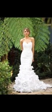 Bella Donna Mila New Wedding Dress - Fishtail / Mermaid Bridal Gown Size 8.
