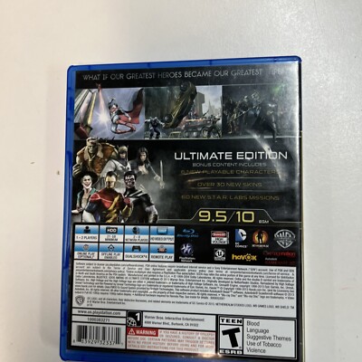 PlayStation 4 : Injustice: Gods Among Us Ultimate Edition