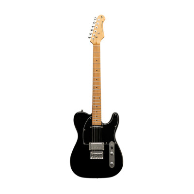 Stagg Vintage Series T-Style Plus Electric Guitar Black SET-PLUS BK
