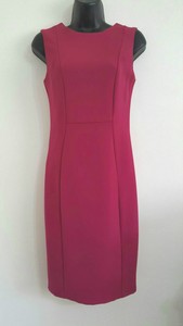 warehouse pink and red dress