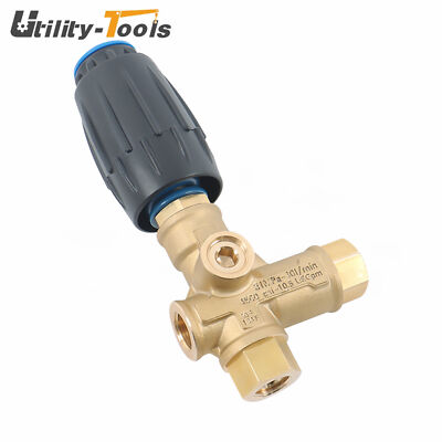 Brass AR Unloader Valve 3/8'' FNPT For 3650 PSI Pressure Washer Pumps VRT3-250