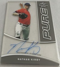 2015 Leaf Trinity Baseball Nathan Kirby Virginia Cavaliers Pure autograph #P-NK1