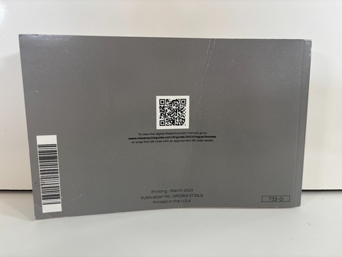 2023 Nissan Rogue Owners Manual Free Shipping OEM - Picture 3 of 4