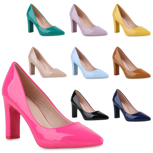 Ticticlily Damen Pumps - Blockabsatz High Heels Für Party & Abend