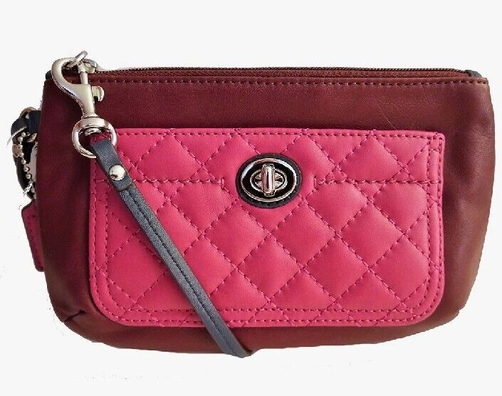 Coach Park Quilted Leather Medium Wristlet F50097 | eBay Coach Park Quilted Leather Medium Wristlet F50097 | eBay