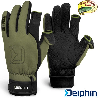 Delphin RWR Free Neopren Angel Handschuhe - Thermo Outdoor Jagd Anglerhandschuhe