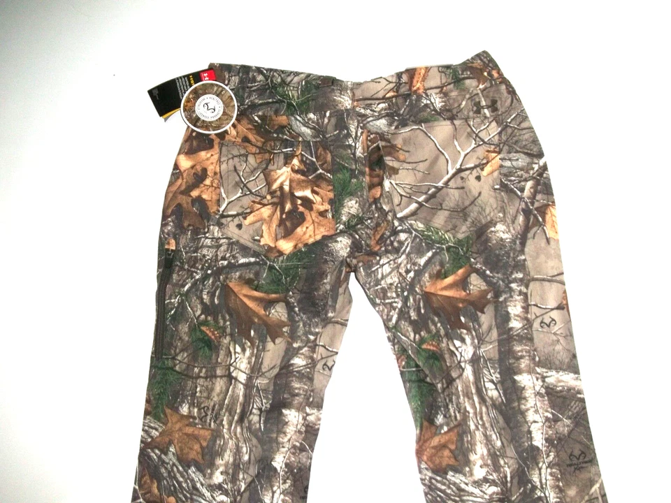 UNDER ARMOUR Storm COVERT Realtree CAMO Field HUNTING PANTS Mens Sz 44 X 32 NEW - Image 4 of 4