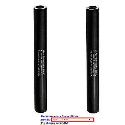 Kastar 6V 3000mAh Battery for Streamlight SL20X-LED SL20XP SL20XP-LED Flashlight