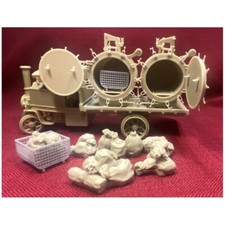 Resicast 1/35 Thresher Disinfector Open Tub w/Paniers & Stowage