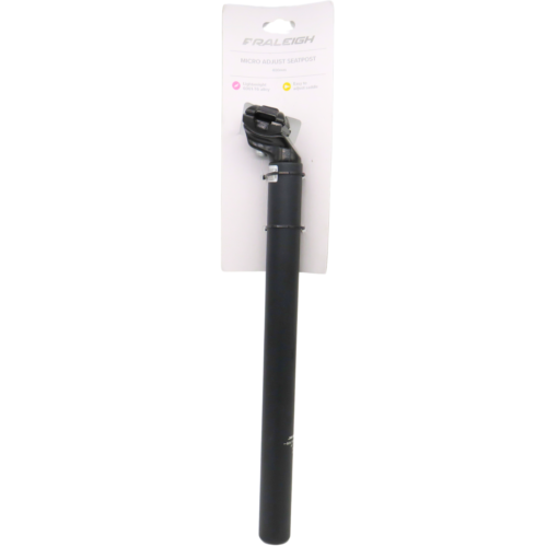 Raleigh Seat Post Ø31.6mm Micro Adjust Alloy 400mm Long Black GFS137B -H - Picture 2 of 17