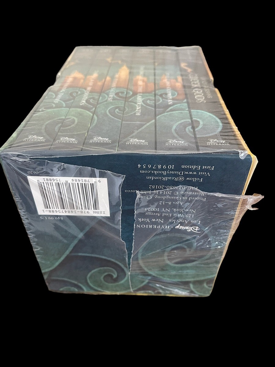 Percy Jackson and the Olympians Complete Series 6 Book NEW TORN