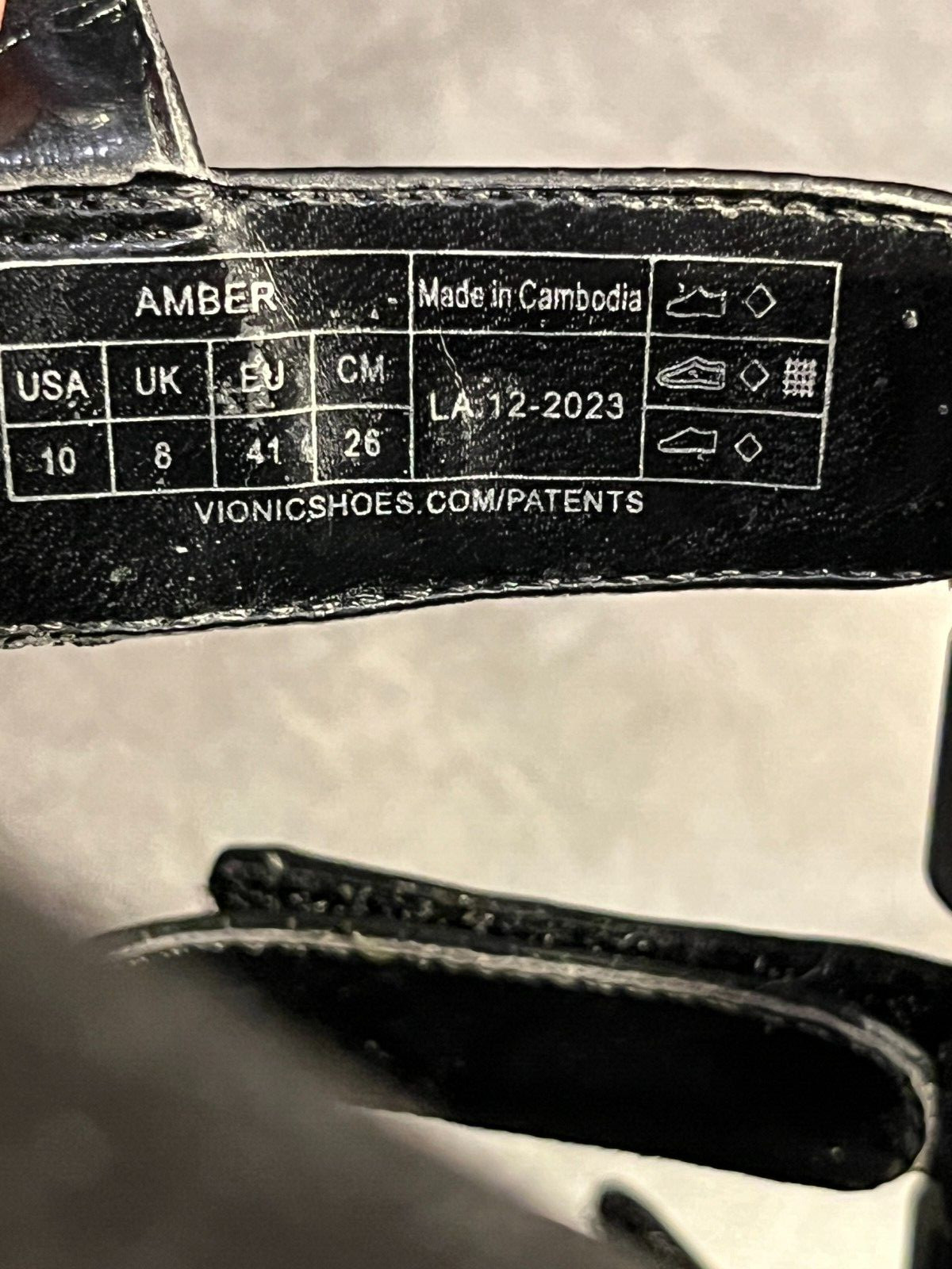 Vionic Amber Sandals Black Adjustable Straps Cush… - image 6