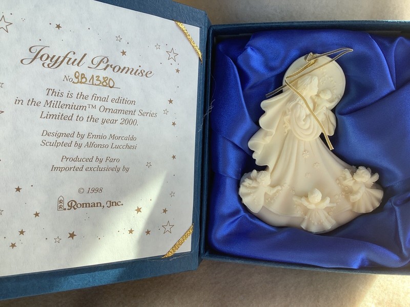 1998 LTD EDITION “THE MILLENIUM ORNAMENT” By ROMAN “JOYFUL PROMISE” GB1380