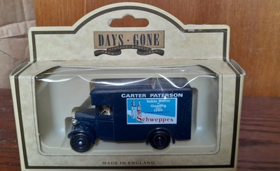 LLEDO DAYS GONE - 16026 1934 DENNIS PARCEL VAN - CARTER PATERSON SCHWEPPES