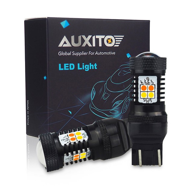 high output 7443 7444NA LED switchback White Amber Yellow turn Signal