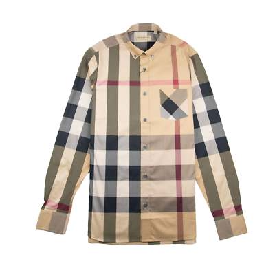 burberry shirt men's long sleeve