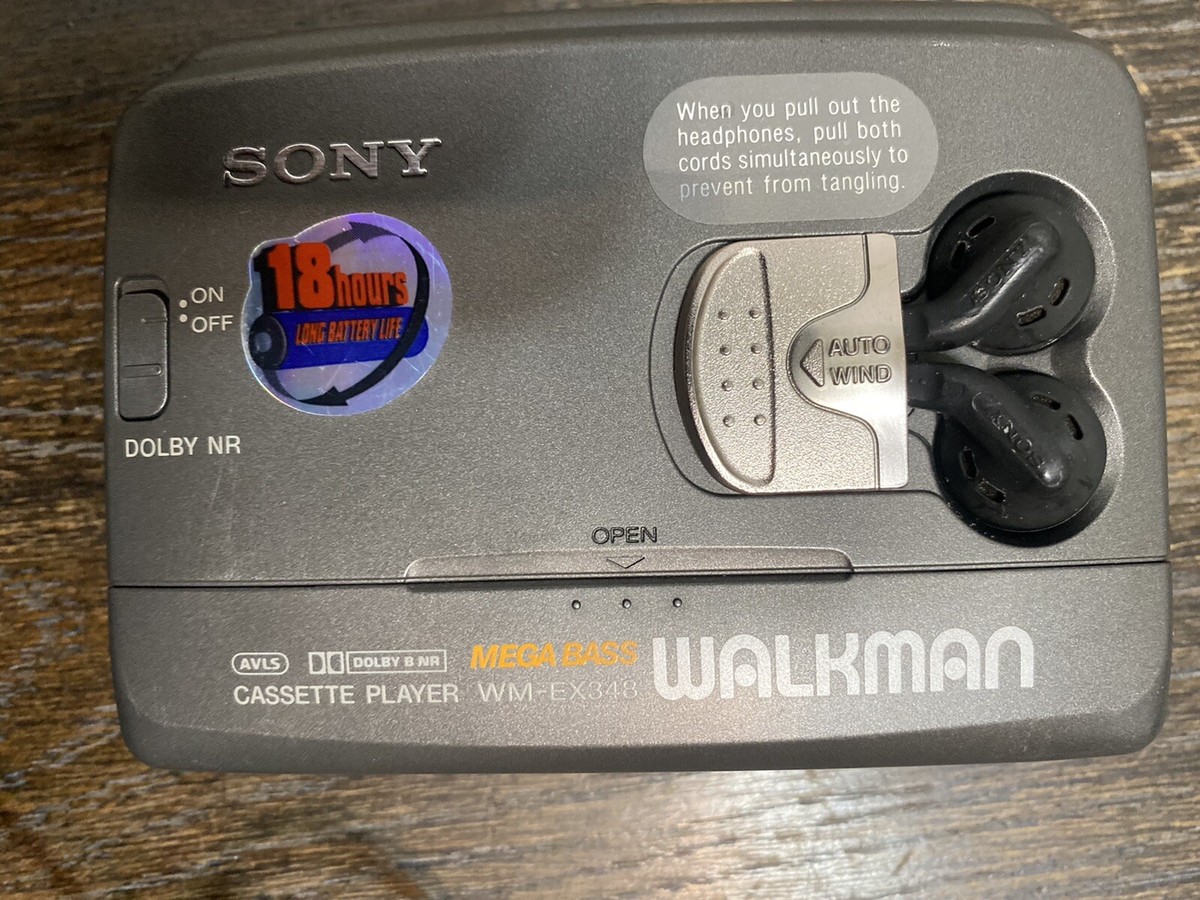 Rare Sony Walkman WM-EX348 Cassette Play Auto Wind Built In Rare Sony Walkman WM-EX348 Cassette Play Auto Wind Built In