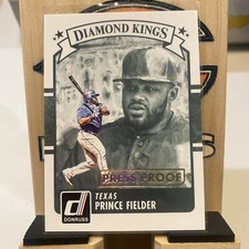 2016 Panini Donruss Diamond Kings Press Proof Gold /99 Prince Fielder #28