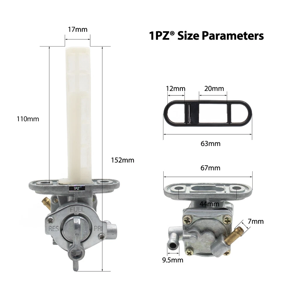 Volante de combustible Suzuki Katana 600 750 GSX600F GSX750F GSX 600 GSX 750 1998 - 2006 Foto 3 de 4