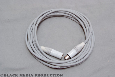 XLR Mikrofonkabel Stage 22 Highflex grau | weiße Neutrik Stecker XX-Serie *NEU*