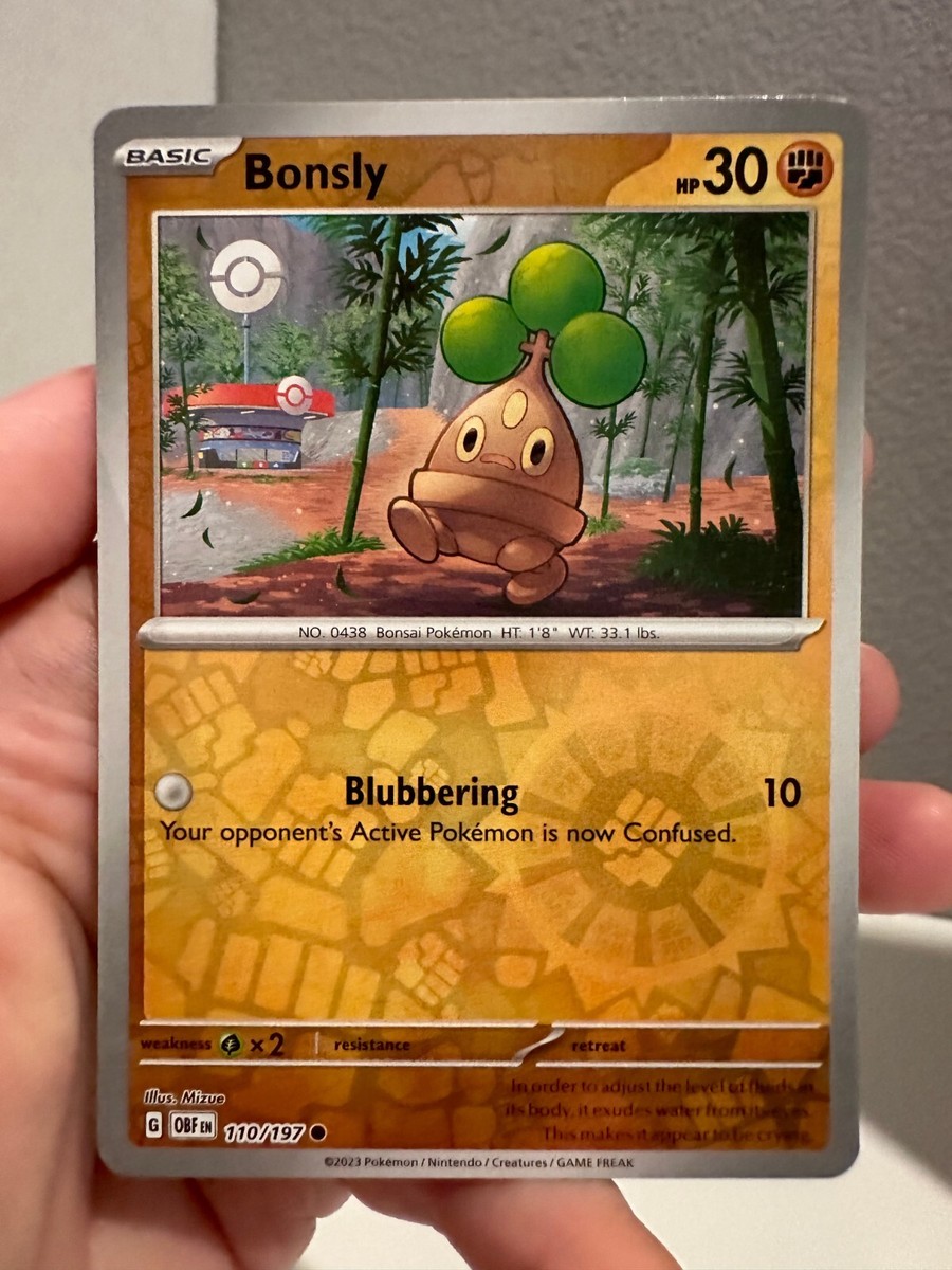 Bonsly 110/197 Common Reverse Holo TCG Pokemon NM 1212#081
